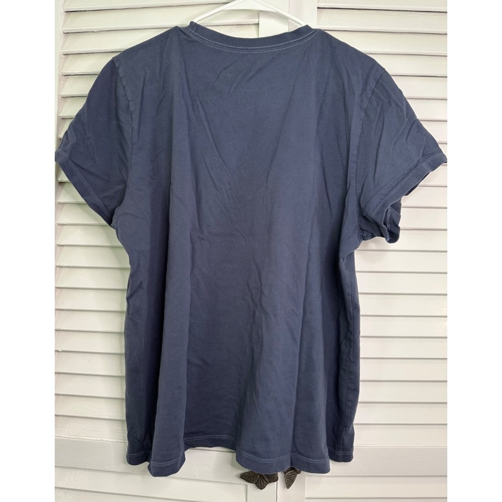 Life Is Good Women's Size XXL Navy Rainbow Ombre Logo SS Crusher Tee T-Shirt - Picture 5 of 5